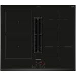 SIEMENS Kochfeld mit Dunstabzug iQ300 ED651BS16E, 60 cm, powerBoost-Funktion, U-Facette - Edelstahl