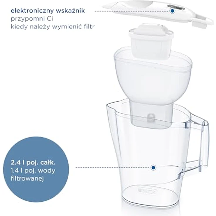 Brita 1052801 Filterkanne, Weiß, 2,4 l  – Bild 5