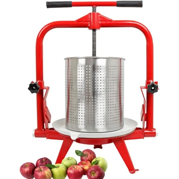 Home>it HOME It® Manualle Entsafter 14 L, Edelstahl-Saftpresse für Obst und Gemüse, hohe Saftausbeute, ideal für Küche und Garten – Bild 2