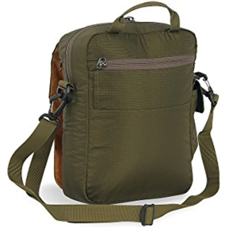 Tatonka Check In XL, Handtasche mit RFID Ausleseschutz, Grün, 27,5 x 20,5 x 9 cm, 330 g – Bild 3
