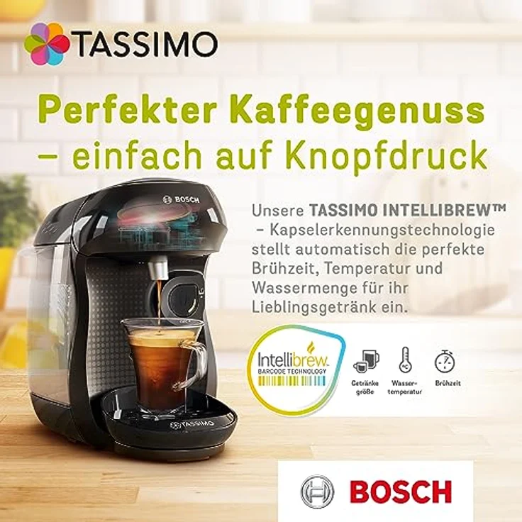 Tassimo Jacobs Caffè Crema Intenso XL, Kaffee Kapsel, Kaffeekapsel, gemahlener Röstkaffee, 80 T-Discs – Bild 4