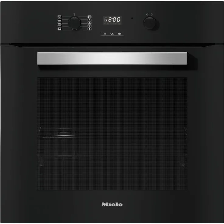Miele H2455B Active Einbaubackofen maxi, obsidianschwarz mit Timer und PerfectClean, versandkostenfrei