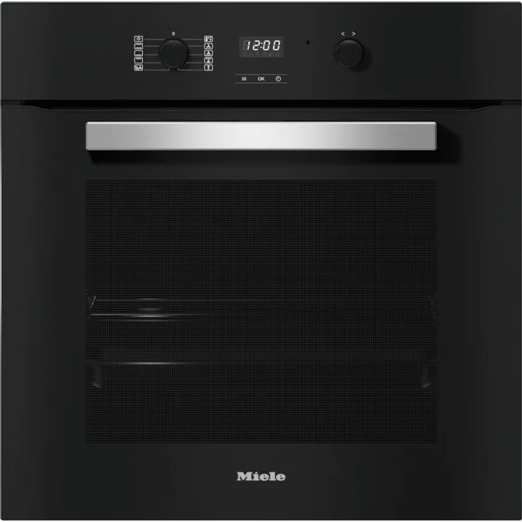 Miele H2455B Active Einbaubackofen maxi, obsidianschwarz mit Timer und PerfectClean, versandkostenfrei