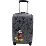 Undercover Kinder Hartschalen Trolley Handgepäck, 4 Rollen, 21 x 56 x 35 cm - 36 l, Motiv: Mickey Mouse