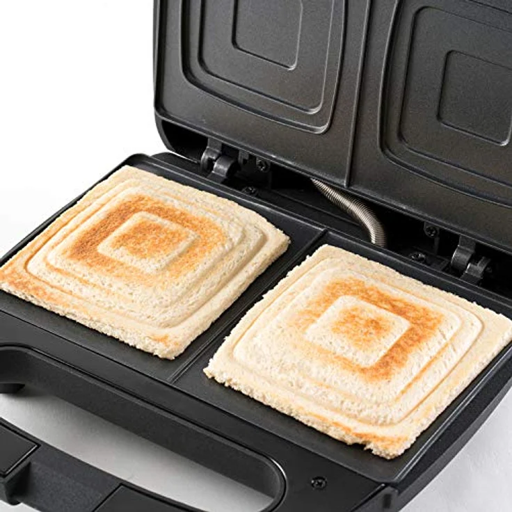 Black + Decker BXSA751E Sandwichmaker 750W Schwarz – Bild 3