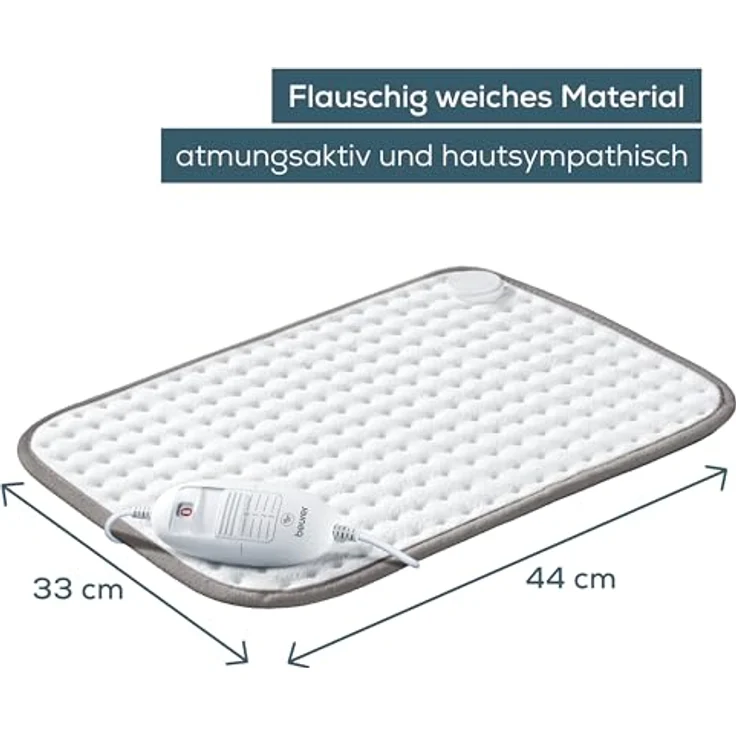Beurer Heizkissen HK Limited Edition 2023, kuscheliges Wärmekissen mit 3 Temperaturstufen und Abschaltautomatik, maschinenwaschbar – Bild 4
