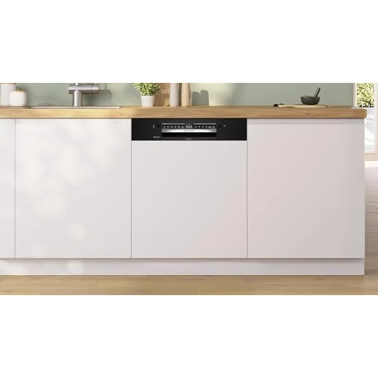 Bosch Serie 4 SMI4HCB07E, Halb integrierter Geschirrspüler, Standardgröße (60 cm), Schwarz, Tastenbedienung – Bild 8
