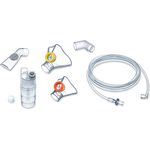 Beurer IH 26 Kids Yearpack, Nachkaufset zur Verwendung mit dem IH 26 Kids Inhalator, desinfektionsfähiges Medizinprodukt, Vernebler, Mundstück, 2 Masken, Winkelstück, Druckuftschlauch und 10 Filtern