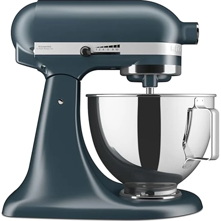 KitchenAid Multifunktions-Küchenmaschine 4,3 l 5KSM95PSEBS, Ganzmetall-Design mit neigbarem Kopf und planetarischer Mischwirkung – Bild 3