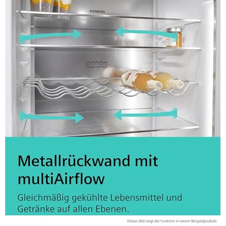 Siemens iQ500 KS36NAXCG, Freistehender Kühlschrank, 186.2 x 59.5 cm, Gebürsteter schwarzer Stahl, AntiFingerprint – Bild 17