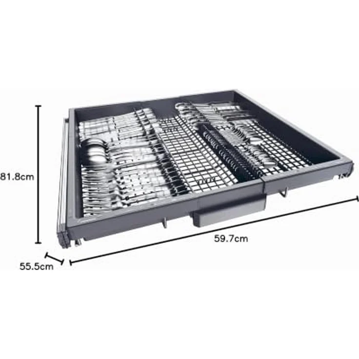 Haier XS 6B0S3FSB, Voll integriert, 60 cm, weiß, bürstenloser Invertermotor, 40 dB, Energieklasse B – Bild 8