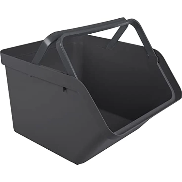 SUNWARE perfectly organised 3 Stück - Sigma Home Sortiereinheit, 49,3x38,8x29,8cm, 45 Liter - Anthrazit, recyceltes Material, stapelbar, mit Griffen – Bild 2