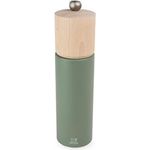 PEUGEOT - Pfeffermühle Boreal 21 cm - Klassische Mahlgradeinstellung - Aus PEFC-zertifiziertem Buchenholz - Französisches Know-how - Olivgrün