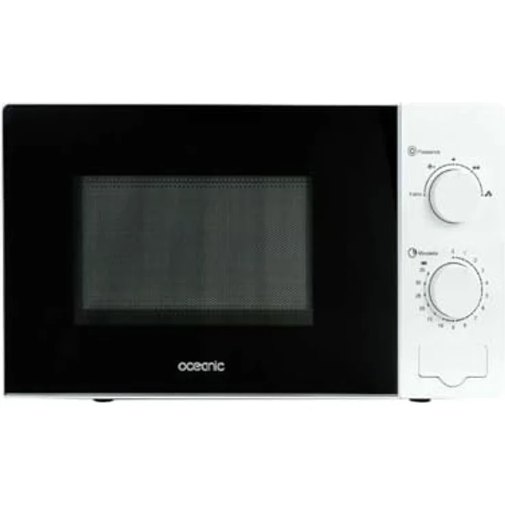 OCEANIC MO20W11, Weiße Mikrowelle, 20l, 45.4 x H26.1 x D32.6 cm – Bild 1