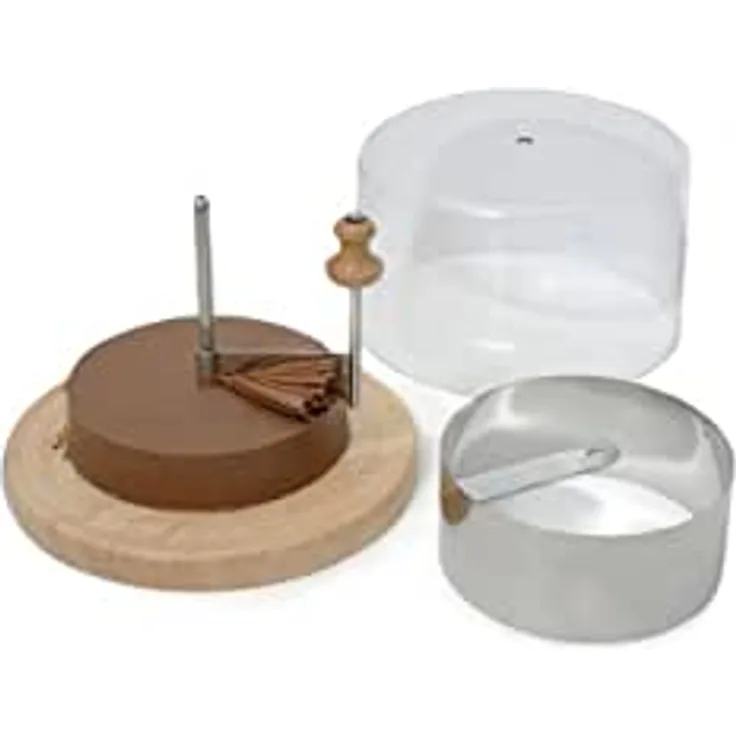 Swissmar Käse & Schoko Schaber, Edelstahl Schaber mit ergonomischem Griff, 22 cm Länge