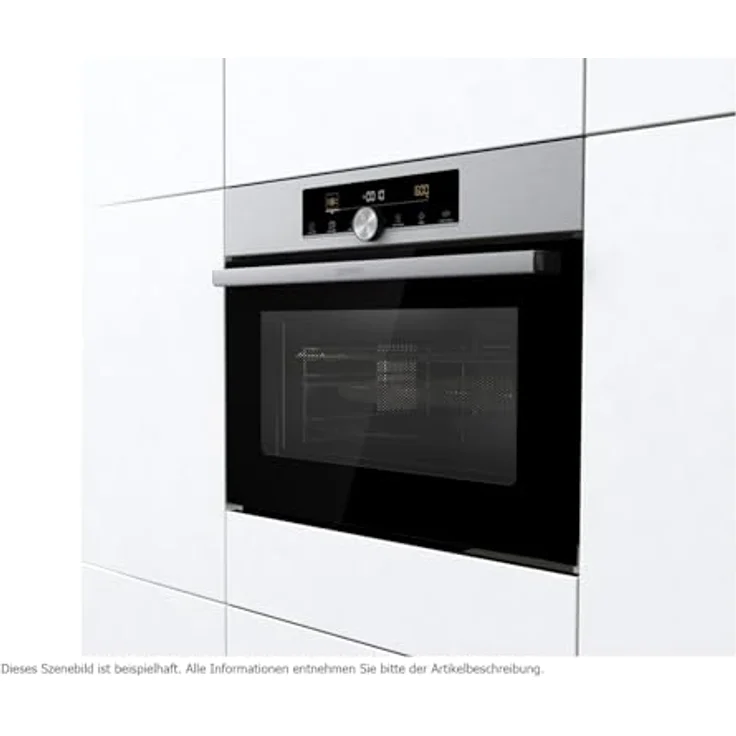 Gorenje BCM4547A10X, Kompakt-Kombi-Backofen mit Mikrowelle, Einbau, Edelstahl – Bild 3