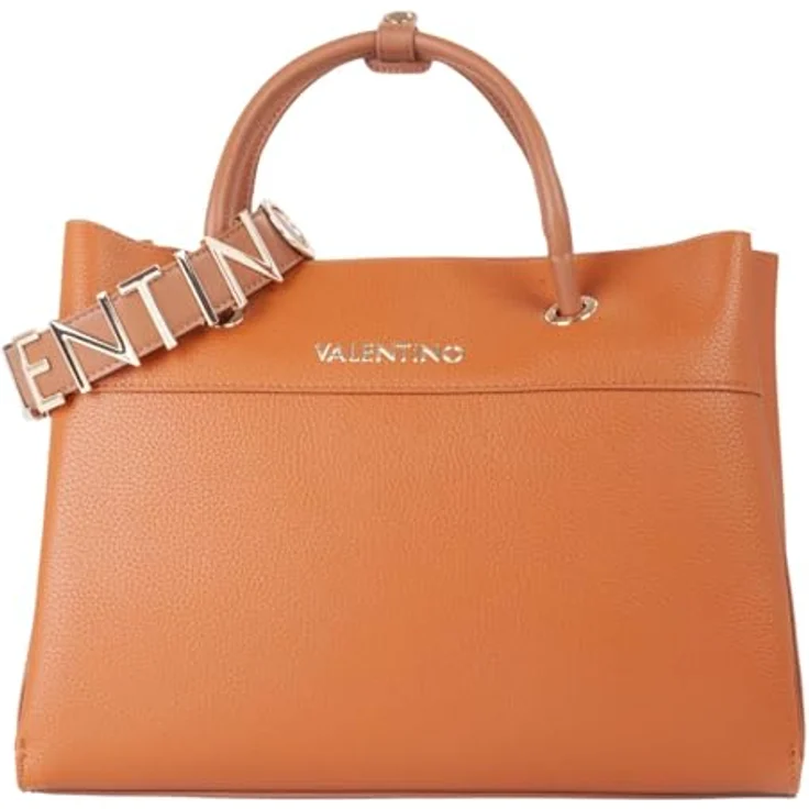 Valentino Alexia Handtasche, 35 cm, 100% Polyurethan, braun – Bild 2