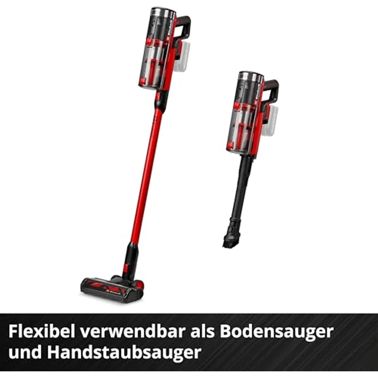 Einhell Akku-Stielstaubsauger TE-SV 18/270 Li BL-Solo, beutellos, kraftvoller Brushless Motor, 2-in-1 Design, LED-Display, ohne Akku und Ladegerät – Bild 9
