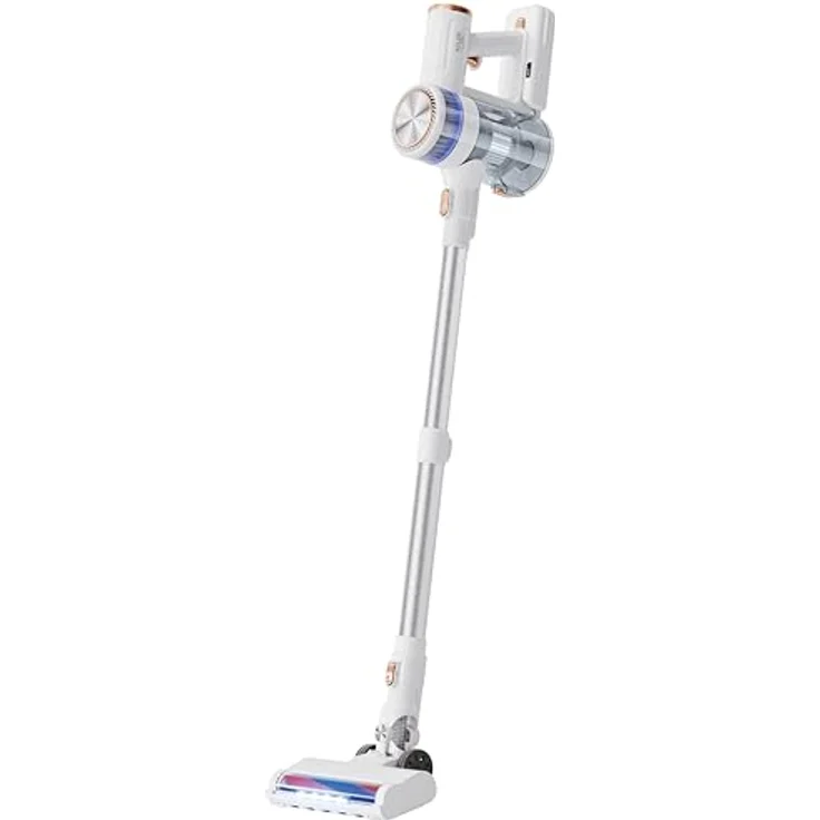 ADLER Akku Staubsauger AD 7025, kabellos & beutellos mit 25kPa Saugkraft, HEPA 13 Filter, LED-Display, Wandhalterung & Zubehör für Hartböden, Teppich & Tierhaare – Bild 1