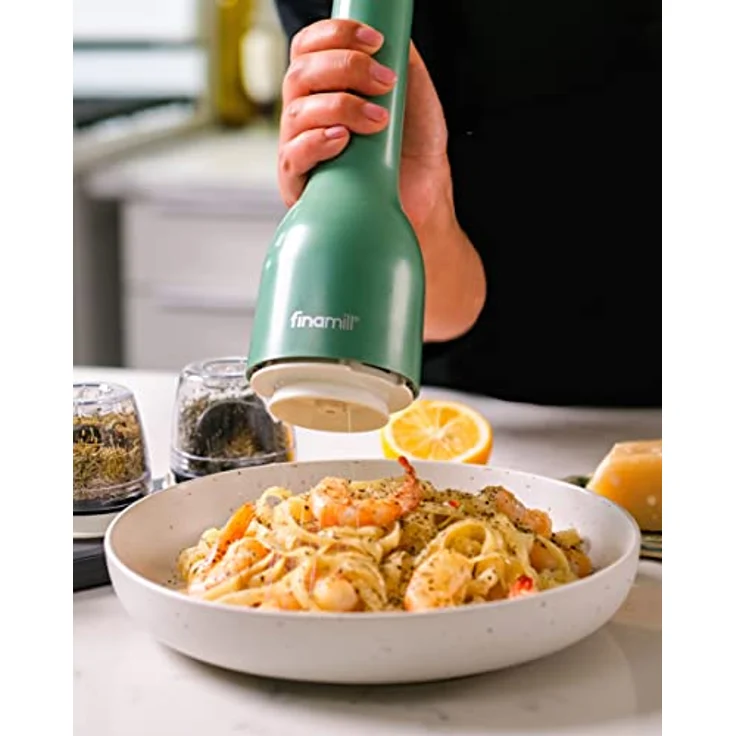 FinaMill FinaMill One sage mit zwei FinaPod Pro Plus Batteriebetrieben, Pfeffermühle + Salzmühle – Bild 5