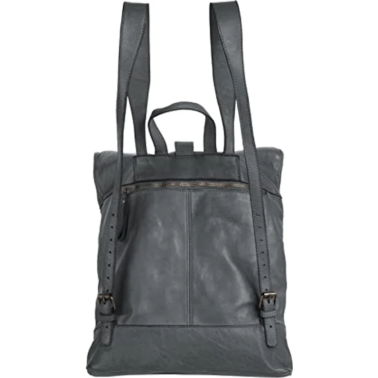 forty° Tagesrucksack, echt Leder, Vintage Charme, Made in Italy, 30 cm x 30 cm, 3 l Volumen – Bild 6