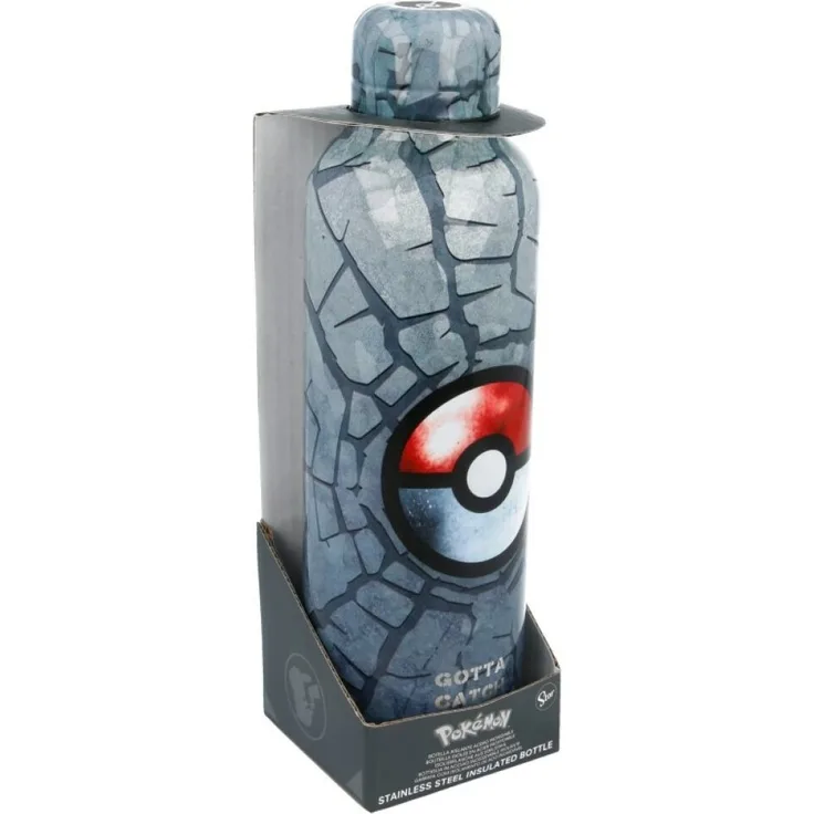 Quokka Trinkflasche Pokémon junior 515 ml Edelstahl blau