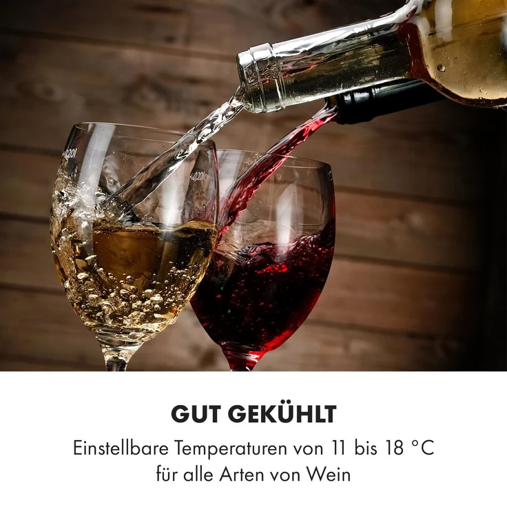 Bellevin 8 Uno Weinkühlschrank 23 Liter 11-18°C SingleZone – Bild 6