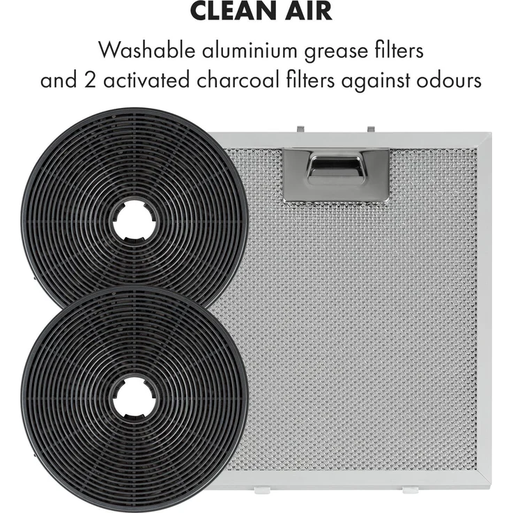 Klarstein Skyfall Smart Inselabzugshaube LED Edelstahl – Bild 8