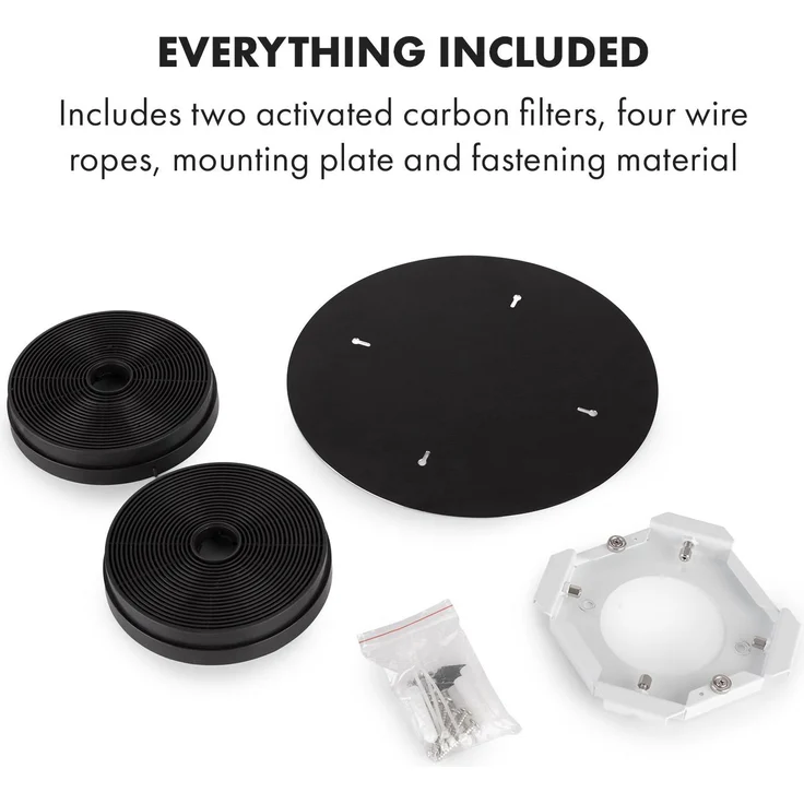 Klarstein Skyfall Smart Inselabzugshaube LED Edelstahl – Bild 9