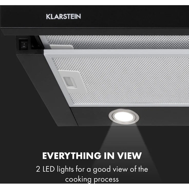 Klarstein Mariana 60 Flachschirmhaube Abluft LED – Bild 6