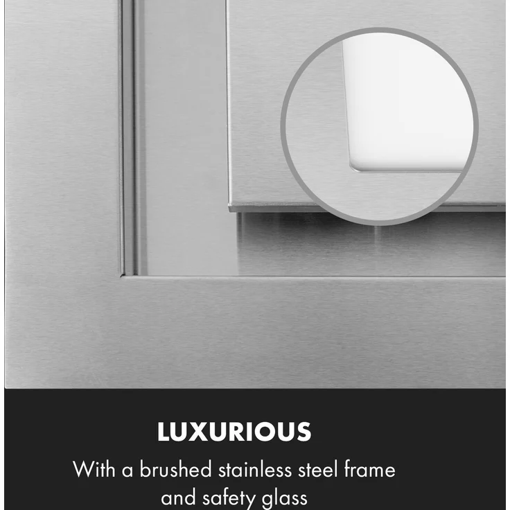 Klarstein Remy Brilliant Edition Inselhaube 90cm EEK A LED Glas Edelstahl – Bild 8