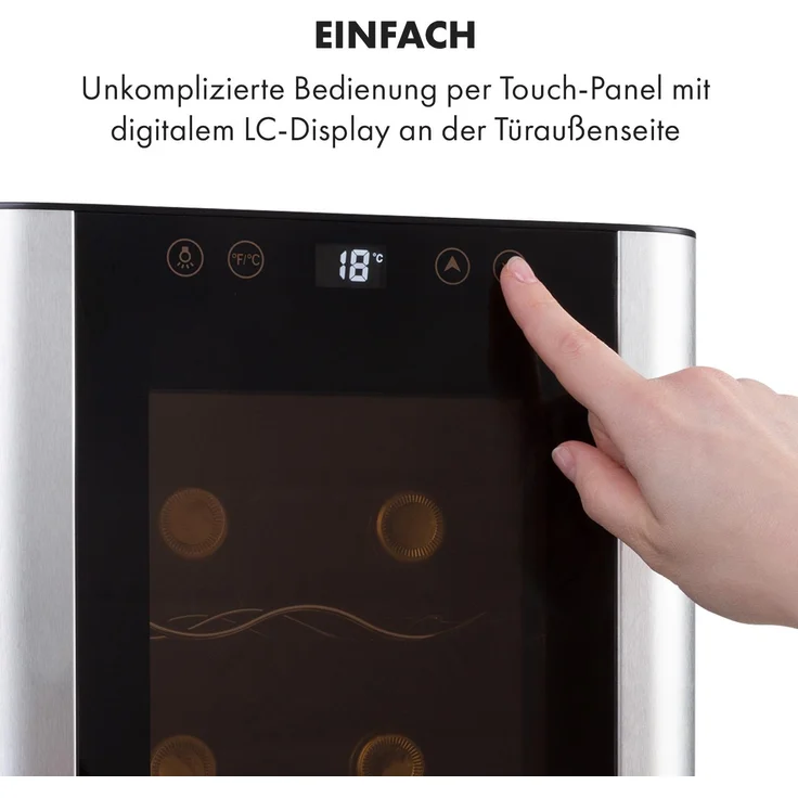 Reserva 8 Slim Uno Weinkühlschrank – Bild 4