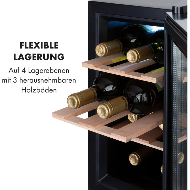 Reserva 8 Uno Weinkühlschrank 23 Liter Edelstahl – Bild 6
