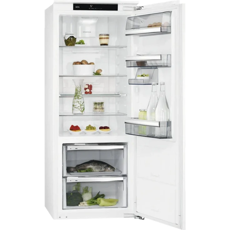 AEG SKE814D9ZC Kühlschrank, Einbau, weiß, 0-Grad-Zone, LED, Höhe 140 cm – Bild 1