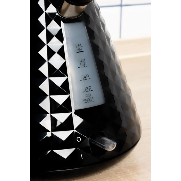 Eldom C275C VENO Wasserkocher, 1,5 l, 3000 W, schwarz – Bild 1