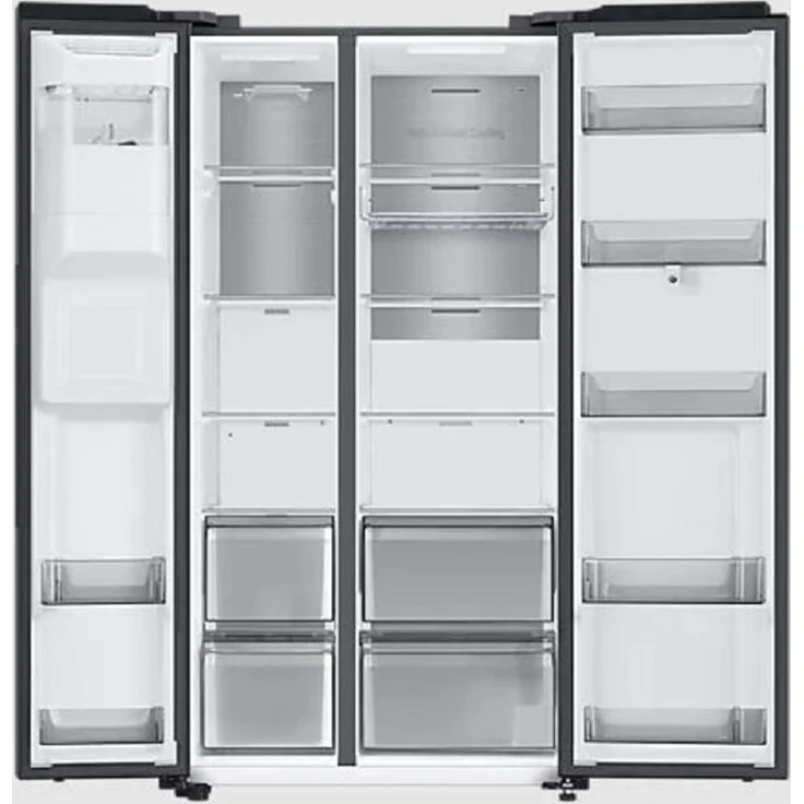 Samsung RS6HA8891B1/EG Side-by-Side-Kühlschrank, freistehend, schwarz, NoFrost, Wasser- und Eiswürfelspender, Festwasseranschluss, Smart Connect, Food Cam, Schnellgefrieren und -kühlen, Breite 91.2 cm – Bild 13
