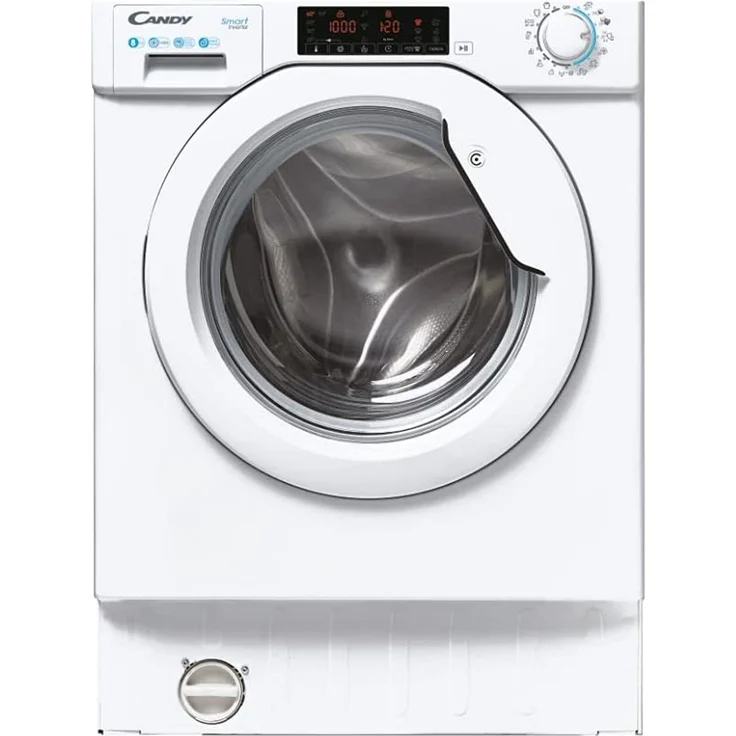 Candy CBW 48TWME-S, Frontlader-Waschmaschine, A, Fassungsvermögen 8 kg, Einbaugerät, Breite 60 cm, Restzeitanzeige, Invertermotor – Bild 2