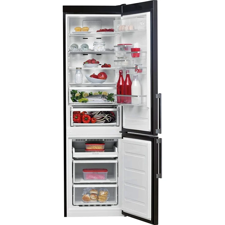 Bauknecht KGDNF 20C GDSX Kühl-Gefrierkombination, freistehend, schwarz, NoFrost, Breite 59.5 cm – Bild 6