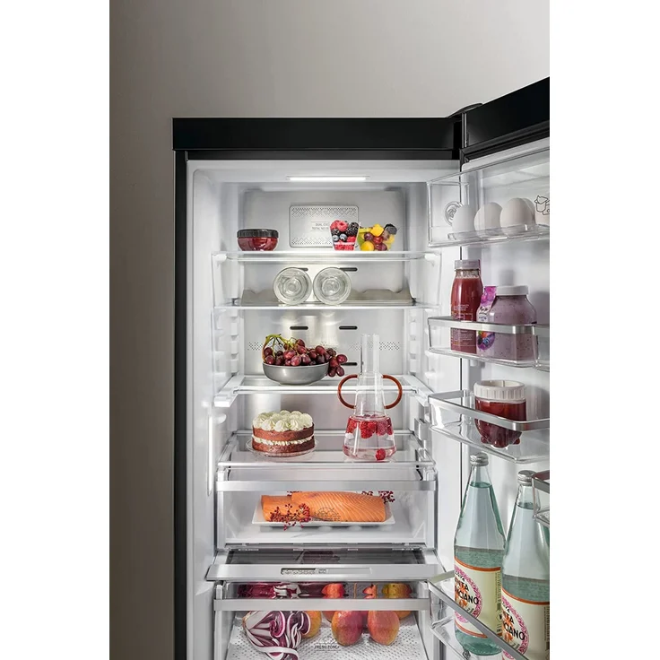 Bauknecht KGDNF 20C GDSX Kühl-Gefrierkombination, freistehend, schwarz, NoFrost, Breite 59.5 cm – Bild 12