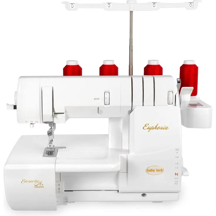 Baby Lock Coverstitch Euphoria Coverlock-Nähmaschine, weiß