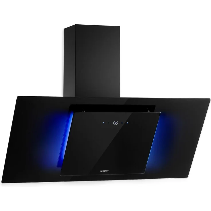 Klarstein Eleonora 90 Dunstabzugshaube Touch-Panel Ambiente-Licht EEK A++ – Bild 1