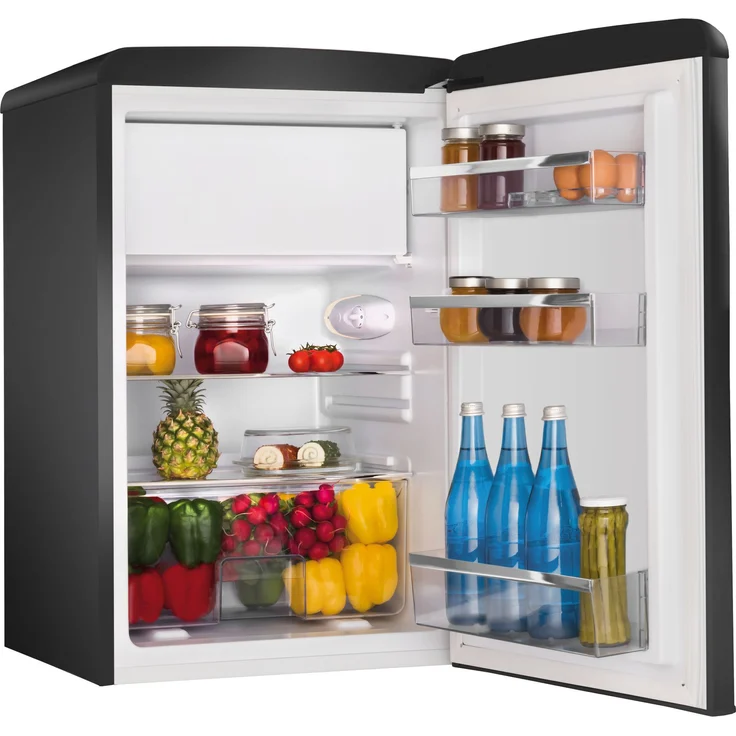 Amica KS 15617 MS Kühlschrank, freistehend, schwarz, LED, Breite 55 cm – Bild 7