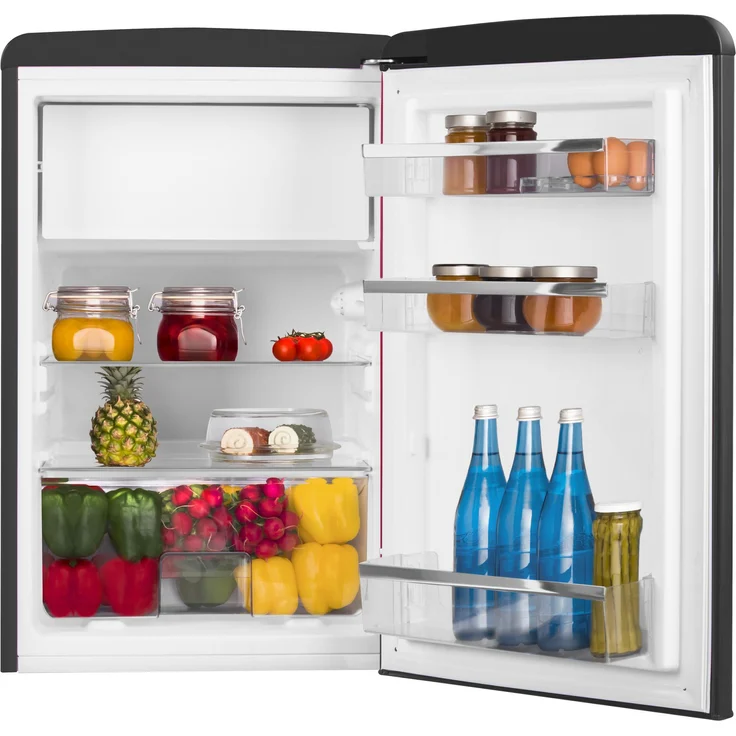 Amica KS 15617 MS Kühlschrank, freistehend, schwarz, LED, Breite 55 cm – Bild 9
