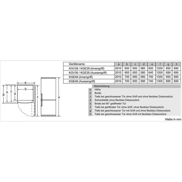 Siemens KG39E8XBA Kühl-Gefrierkombination, freistehend, Black Steel, 0-Grad-Zone, Schnellkühlen, LED, Urlaubsschaltung, Breite 60 cm – Bild 11