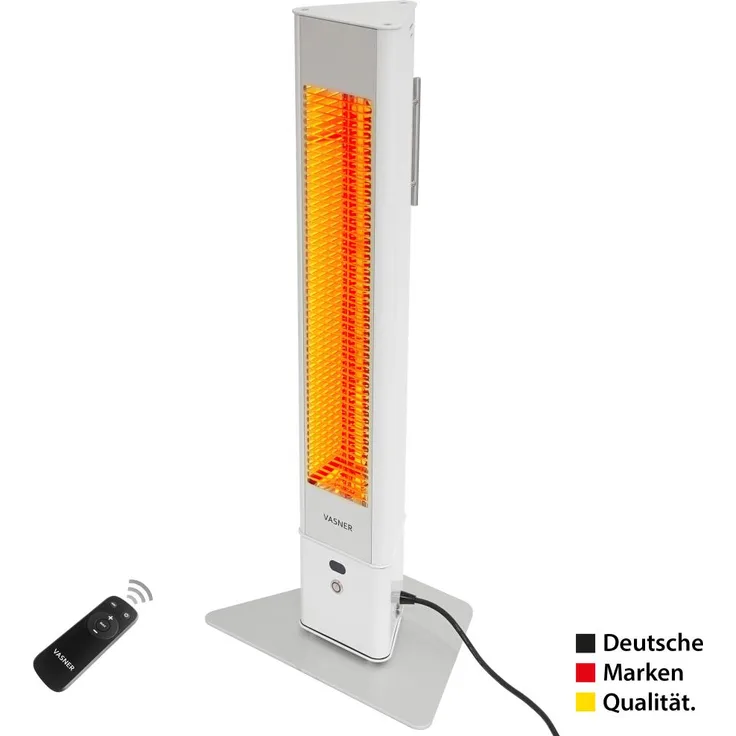 Vasner HeatTower Stand-Heizstrahler 2500 Carbon Weiß, Heizstrahler