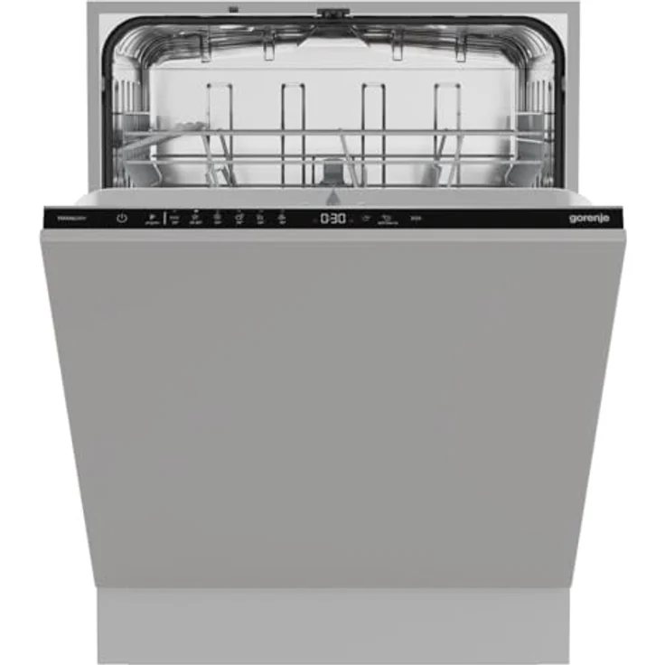 Gorenje GV642A65, vollintegrierbarer Geschirrspüler mit Selbstreinigungsprogramm und TotalDry, 60 cm, Grau – Bild 1