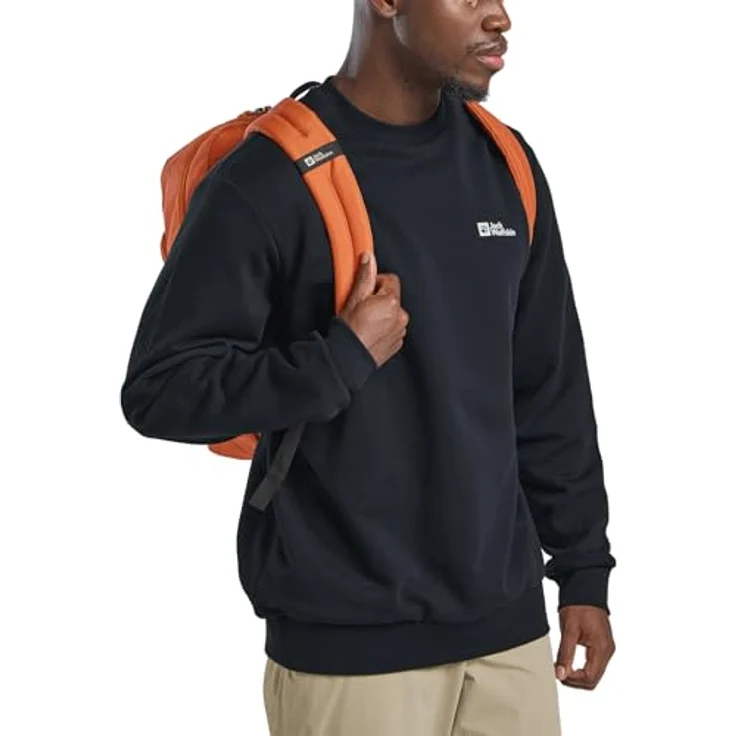 Jack Wolfskin Daypack TERRAVIEW, Rucksack mit Laptopfach und gepolstertem Rücken, CROSSRIP 300D RE – Bild 7