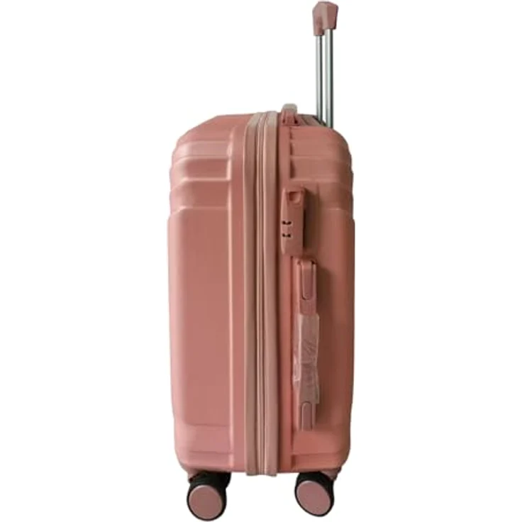 NTK-Collection Mabell Kofferset 2-teilig, Hartschalenkoffer mit 4 Rollen, Teleskopgriff und Zahlenschloss, 50 und 80 Liter Volumen – Bild 3