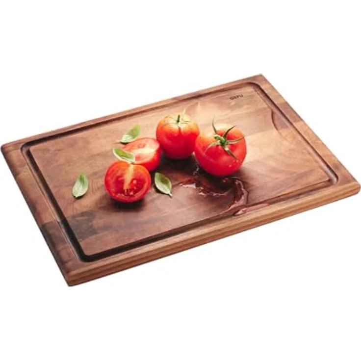 GEFU Schneidebrett ENNO, Walnussholz, Saftrille, klingenschonend – Bild 2