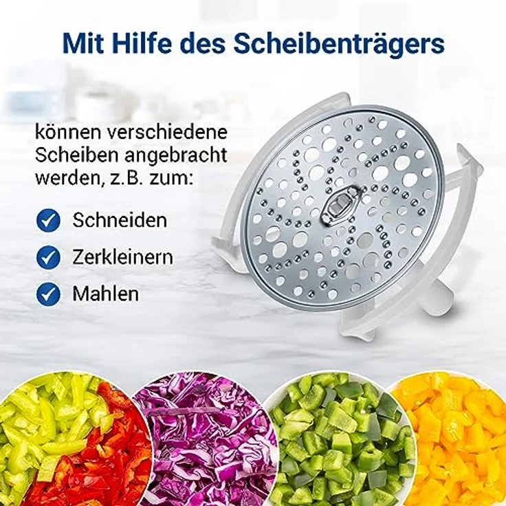 VIOKS Antrieb Achse Antriebsachse Flügelrad Ersatzscheibe Ersatz für Braun Scheibenträger 67002059 Multipractic Typ 4243 für 500ml Topf Küchenmaschine – Bild 4